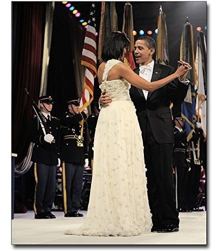 Presidente Barack Obama, First Lady Michelle Photo Print De 
