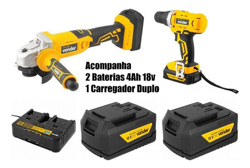 Amoladora Iev 1808 con destornillador y 2 pilas Vonder