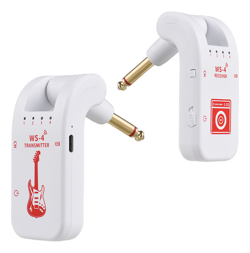 Sistema De Guitarra Inalámbrico De 2,4 G: Recargable, Plug &