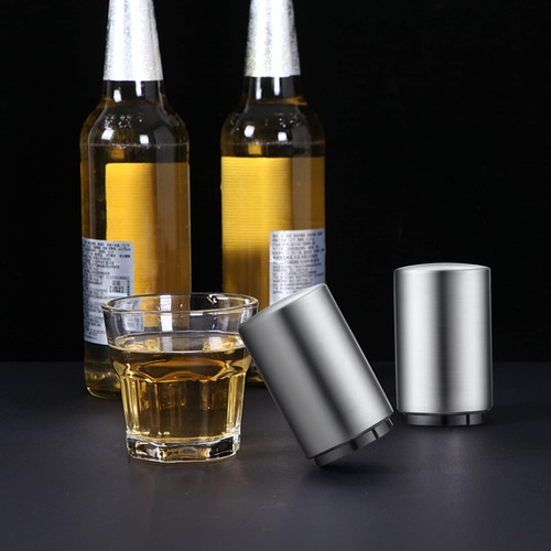 Abridor Automático De Botellas De Cerveza Y Vino De Acero In