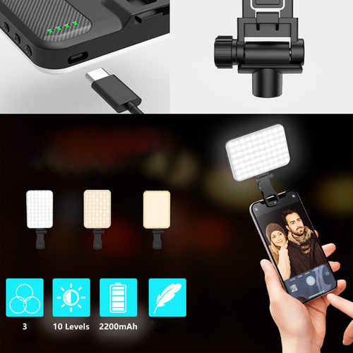 Luz Led P Para Videoconferencia Para Smartphone Con Clip