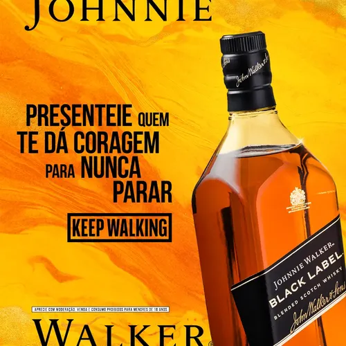 Whisky Johnnie Walker Black Label 750ml | MercadoLivre