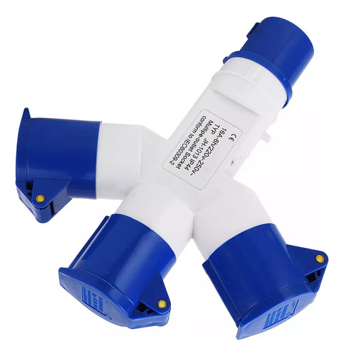 Conector Plugue Industrial: Soquete De 1 Entrada, 3 Saídas!