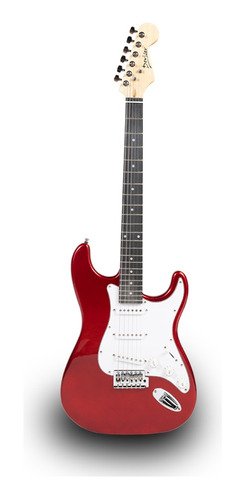 Guitarra Eléctrica Deviser L-g1 Roja Con Funda Tremolo Cable