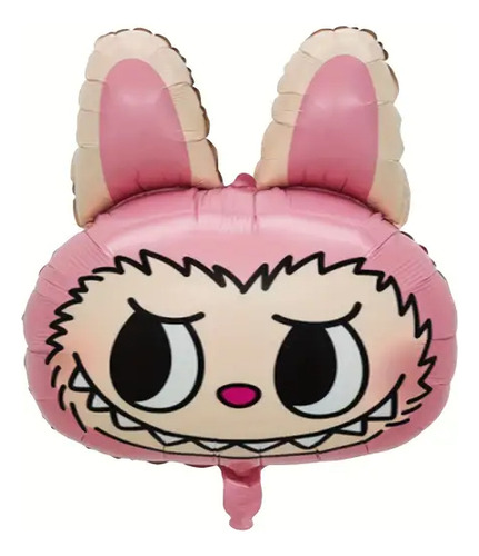 Pack 2 De Globos De Cabeza De Labubu Rosa Cabezas De Labubu