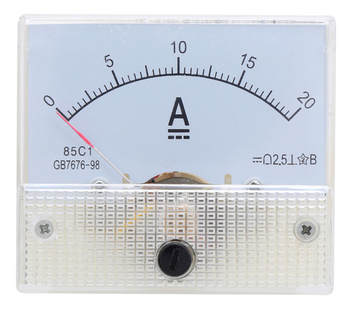 Amperímetro De Circuito 85c1 Dc 0-20a, Cabezal De Puntero El