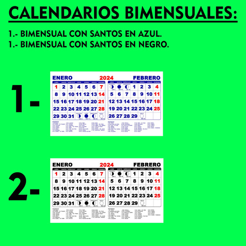 Calendarios 3 Diseños Plantilla Digital (pdf/png)