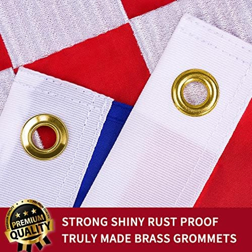Xifan Bandera Croata De Croacia Premium 3x5 Al Aire Libre, I