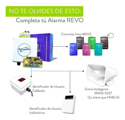 Sirena Exterior Voz Irina Alarma Vecinal Habla Hexacom
