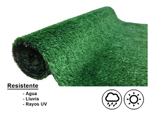 Rollo Cesped Sintetico Pasto Art 20 Mm 50 M2 6000 Dtx Cuot
