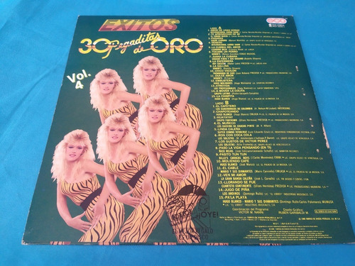 Exitos 30 Pegaditos De Oro Vol 4 Acetato Vinil Lp