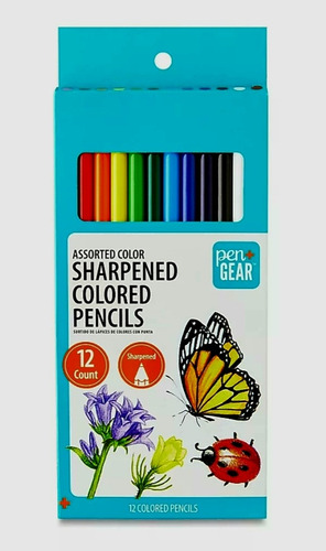 Lapiz Color Pen+gear . 12 Pzs.