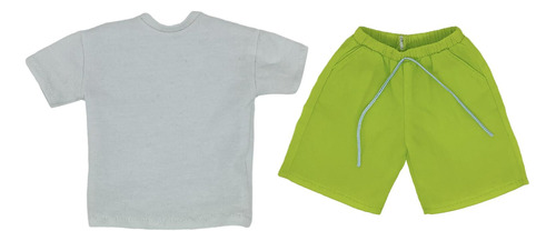 Camisetas De Muñeca A Escala 1/6, Pantalones, Verde Claro