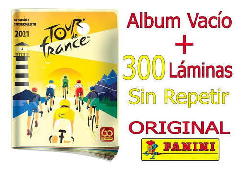 Album Tour De Francia 2021 Panini + 300 Laminas Sin Repetir