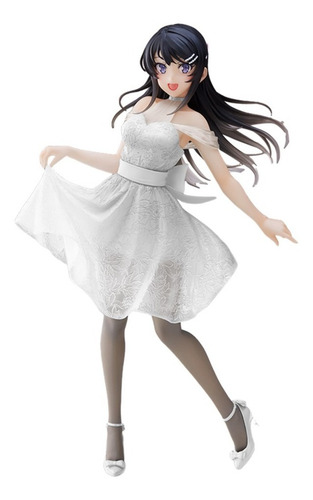 Sakurajima Mai Coreful Figure Clear Dress Ver. White (taito)