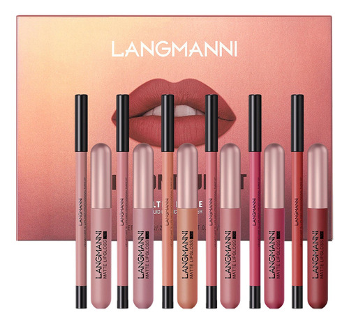 Combinación De Lápices Labiales 6+6 Unidades, 12 Unidades, C
