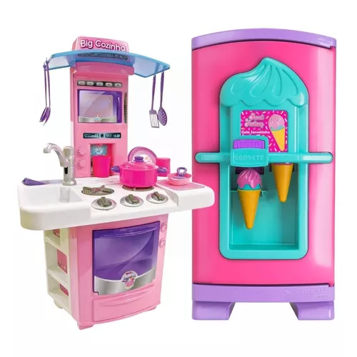 Geladeira Infantil Gela Sorvetinho Sweet Fantasy Cardoso Toys