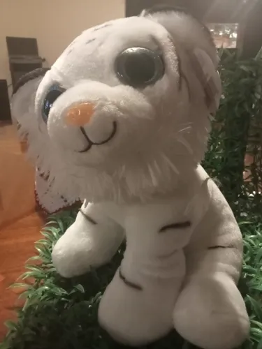 Peluche Tigre Blanco Grande Meses sin intereses