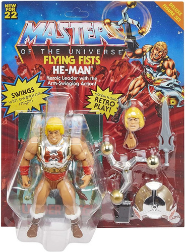 Figura Mattel Heman Masters Del Universo Puño Boleador 15cms