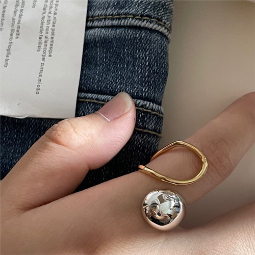 Irregular Ball Index Finger Ring