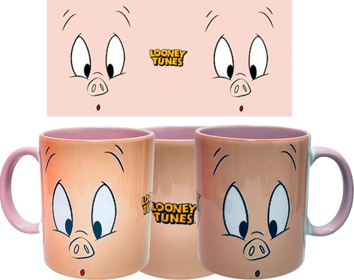 Planeta Mugs Taza Amarilla Ceramica 11oz Looney Tunes Piolin