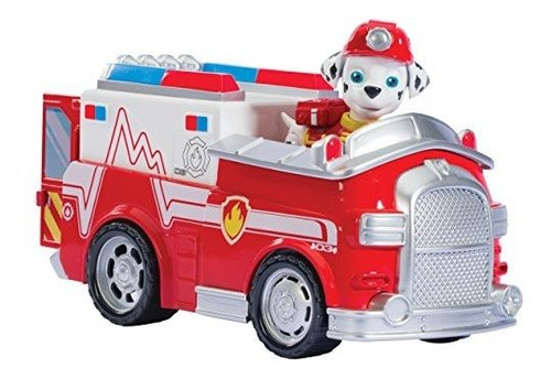 Imagen 4 de 10 de La Ambulancia Emt De Paw Patrol Marshall, Vehículo Y Figura.
