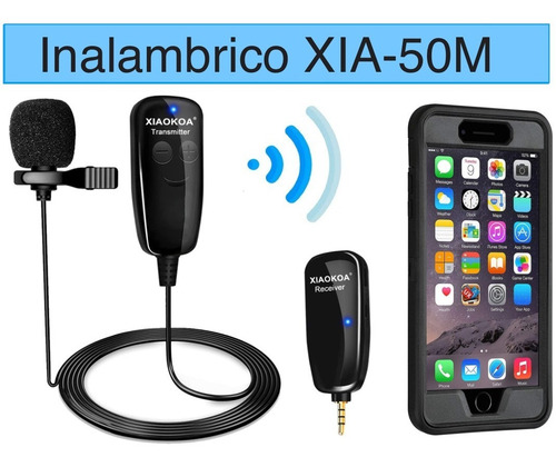 Imagen 3 de 8 de Micrófono Corbatero Celular Inalámbrico Entrevistas Videos
