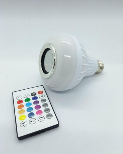 Lampara Parlante Luz Led Rgb Bluetooh Con Control 220v