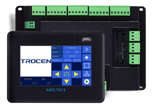Tarjeta De Control Láser Co2 Un Solo Cabezal Trocen Awc7813