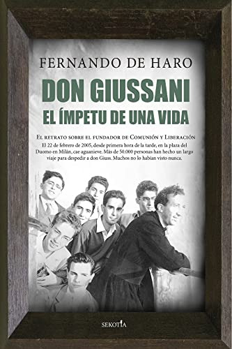 Libro Don Giussani El Ímpetu De Una Vida De Haro Izquierdo F