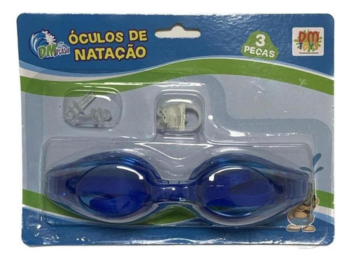 Óculos De Natação Infantil Com Acessórios - Dm Toys 5474