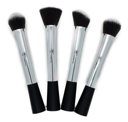 Brochas De Maquillaje - Premium Platinum Kabuki Brush Set Fr
