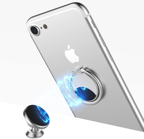Imagen 2 de 6 de Icheckey Mirror Series Multifunctional Cell Phone Ring Stand
