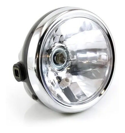 Optica  Luz Farol Delantera Yamaha Ybr 125 Con Lampara 