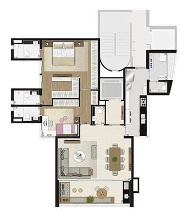 Imagem 6 de 15 de Apartamento Para Venda Em São Paulo, Água Branca, 3 Dormitórios, 3 Suítes, 4 Banheiros, 3 Vagas - Cap1654_1-1180141