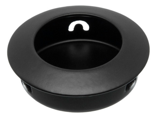 Tirador Manija Cubeta Mueble Cajon 35 Mm Cocina Baño Negra