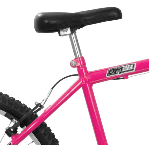 Bicicleta Feminina Aro 24 Sem Marcha Bicolor Ultra Bikes Cor Rosa