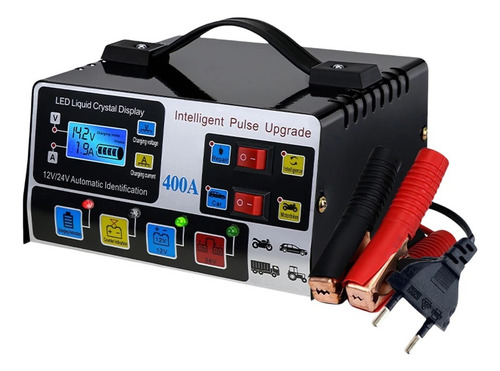 Cargador De Batería Automático Inteligente Auto Moto Camión