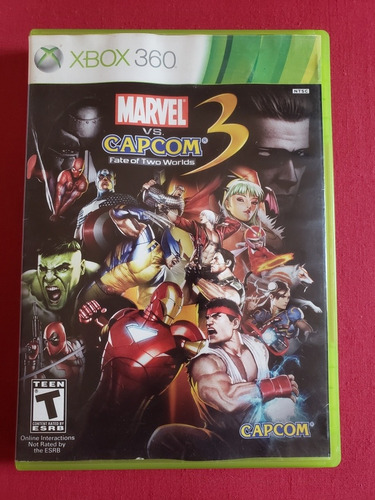 Marvel Vs Capcom 3 Fate Two Worlds Xbox 360