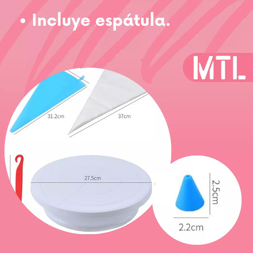 Set De Repostería 66 Piezas Mtl Profesional Con Balanza Digital Cocina Precisión 5 Kg Con Bowl Desmontable Kit Decoración Mangas Picos Espátulas Accesorios Pastelería Repostería