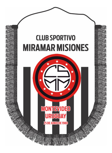 Banderín Cs Miramar Misiones, Fabricamos Todos Los Clubes.  