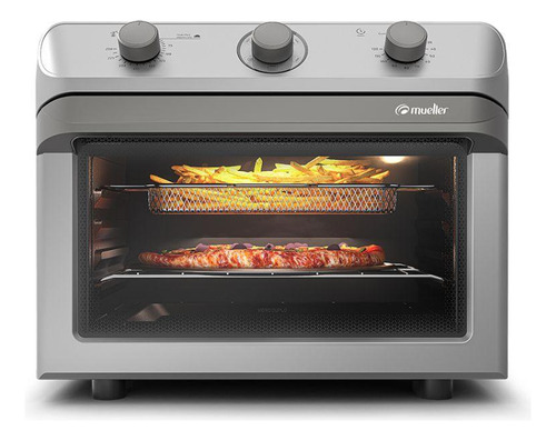Air Forno Elétrico Mueller 35l Prata Com Função Fryer