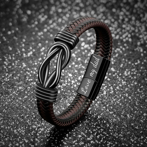 Día Del Padre Regalo Único Para Papá Pulsera De Cuer