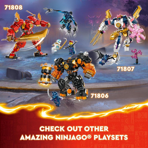 Lego Ninjago Mech Elemental De Sora 209 Piezas Ninja