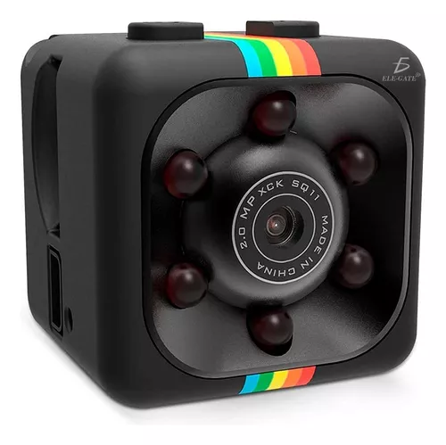  NMEGOU SQ11 Mini cámara HD 1080P Sport Dv Infrarrojo Visión  Nocturna Sensor de Movimiento Bolsillo Pequeña Videocámara Cámara espía  oculta (1080P, Negro) : Electrónica