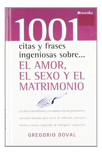 El Amor El Sexo Y El Matrimonio - Doval - Nowtilus - #d
