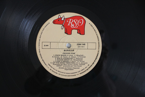 Lp Freddie King, Burglar, 1975 (Usado)