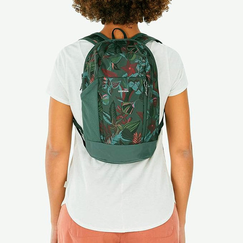Mochila Quechua Nh Arpenaz 10l Deportiva Adultos Poliéster Color Verde Oscuro Diseño De La Tela Estampa