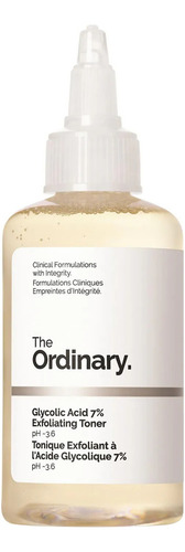 The Ordinary Tónico Exfoliante De Ácido Glicólico 7% Normal Noche