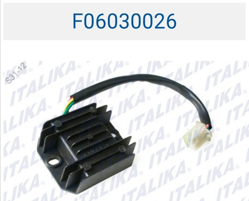 Regulador Rectificador Italika  Rt180 Ft250 F0630026
